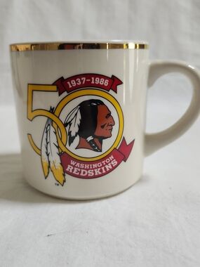 Vintage Washington Redskins  50th Anniversary Coffee Mug